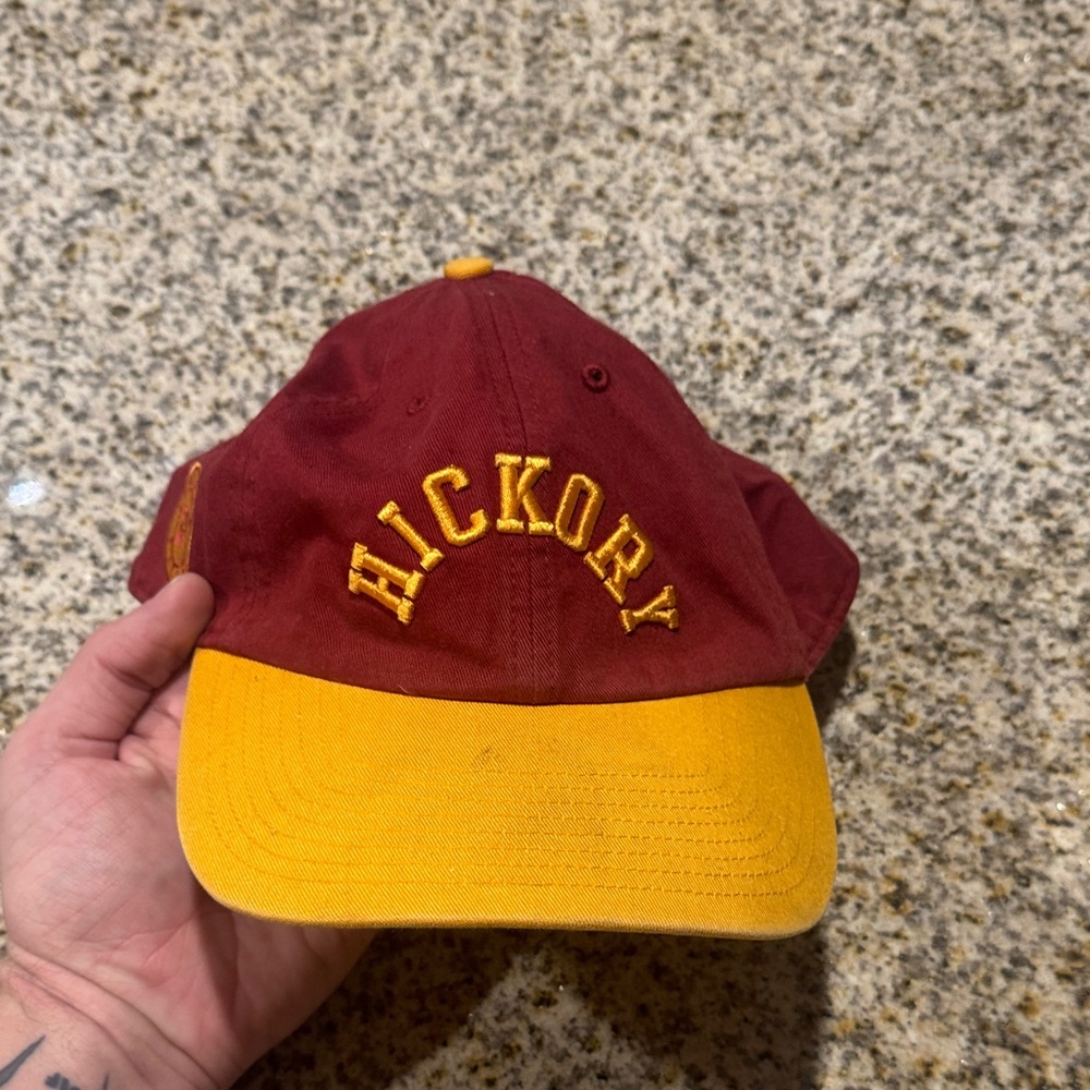 Hickory Maroon and Yellow Indiana Pacers hat